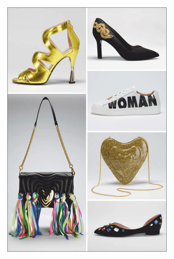 ست انواع کیف و کفش های زنانه (نیویورک، پاریس، میلان و لندن) 2019