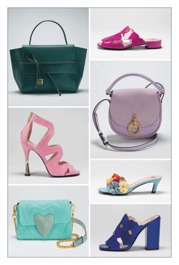 ست انواع کیف و کفش های زنانه (نیویورک، پاریس، میلان و لندن) 2019