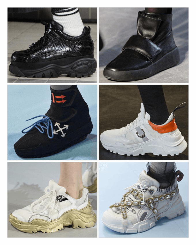 مدل کفش های شهری و ورزشی (Sneakers) زنانه در سال 2018