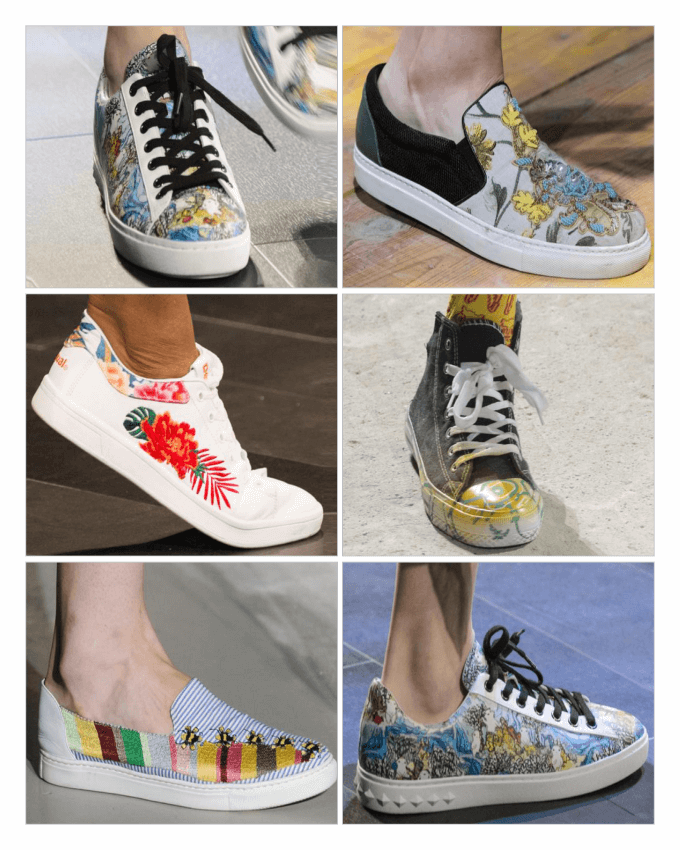 مدل کفش های شهری و ورزشی (Sneakers) زنانه در سال 2018