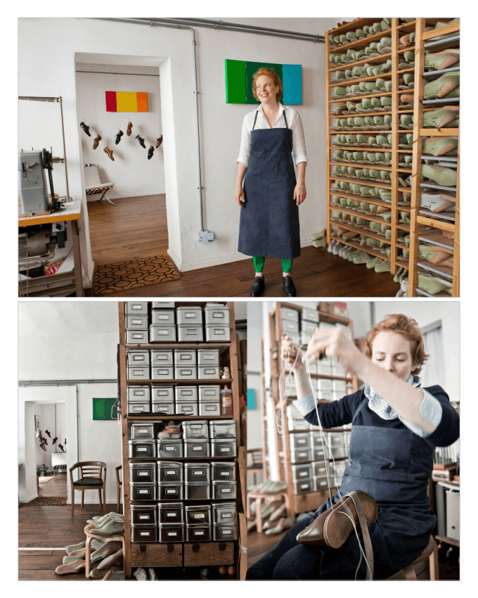 خانم ویویان ساسکیا (Vivian Saskia) آلمانی، استاد کفش دست دوز مردانه
