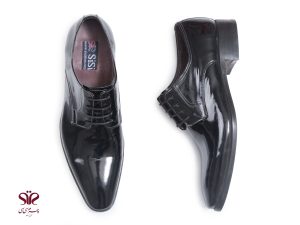 کفش ورنی مردانه چرم سی سی مدل اینچی 2