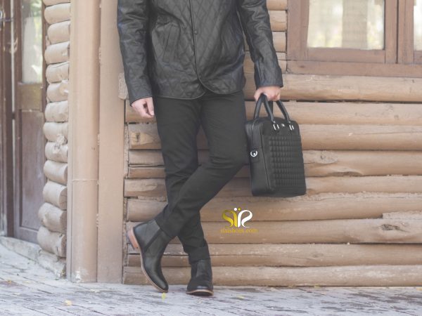 کیف چرمی مردانه مدل شانل - تصویر 5