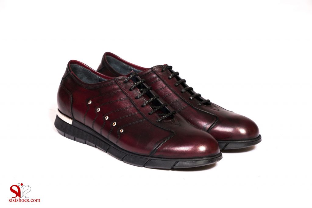 کفش اسپرت دخترانه زرشکی