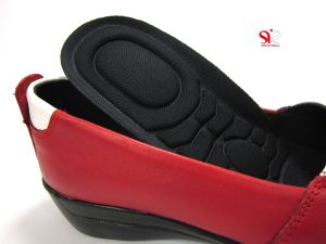 کف طبی قابل تعویض کفش طبی زنانه مدل آدریانا رنگ قرمز - کفش زنانه سی سی