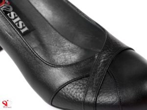 رویه چرم طبیعی گاوی کفش زنانه اداری مدل ویانا