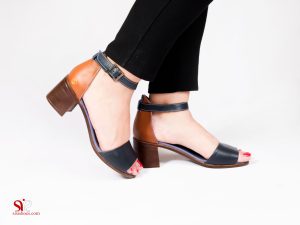 مدل کفش زنانه تابستانی پاشنه دار مدل گلپی