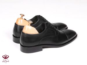 کفش مردانه پاشنه سه سانتی متری مدل فورد مشکی