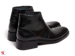 پاشنه و کف چرمی نیم بوت مردانه مدل داوین Davin