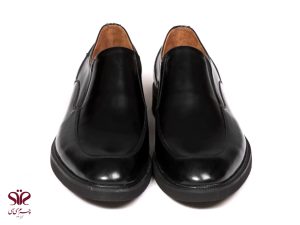 کفش مردانه اداری و پرسنلی مدل فابی بی بند مشکی