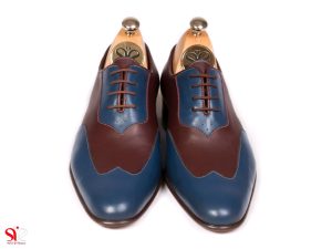 دوخت سفارشی و دستی کفش مجلسی مردانه در صنایع چرم سی سی تبریز