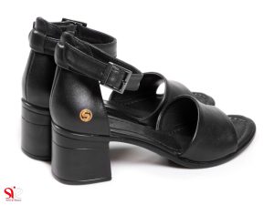 پاشنه کوتاه 5 سانتی متری برای کفش زنانه تابستانی مدل گلپی