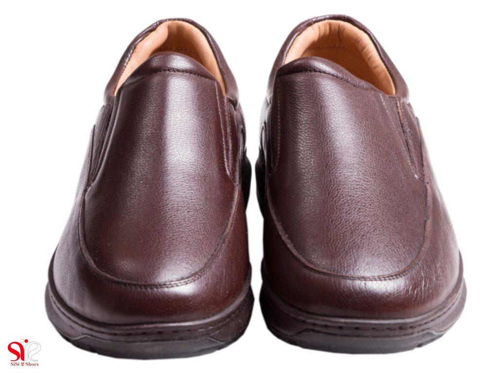 رویه چرم کفش اداری مردانه مدل کنتال