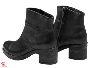 نیم بوت زنانه پاشنه دار مدل شکیرا