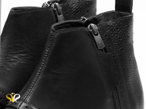 نیم بوت مردانه سی سی مدل کاسینی زیپ دار