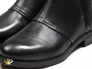 نیم بوت مردانه چرمی مدل کاسینی