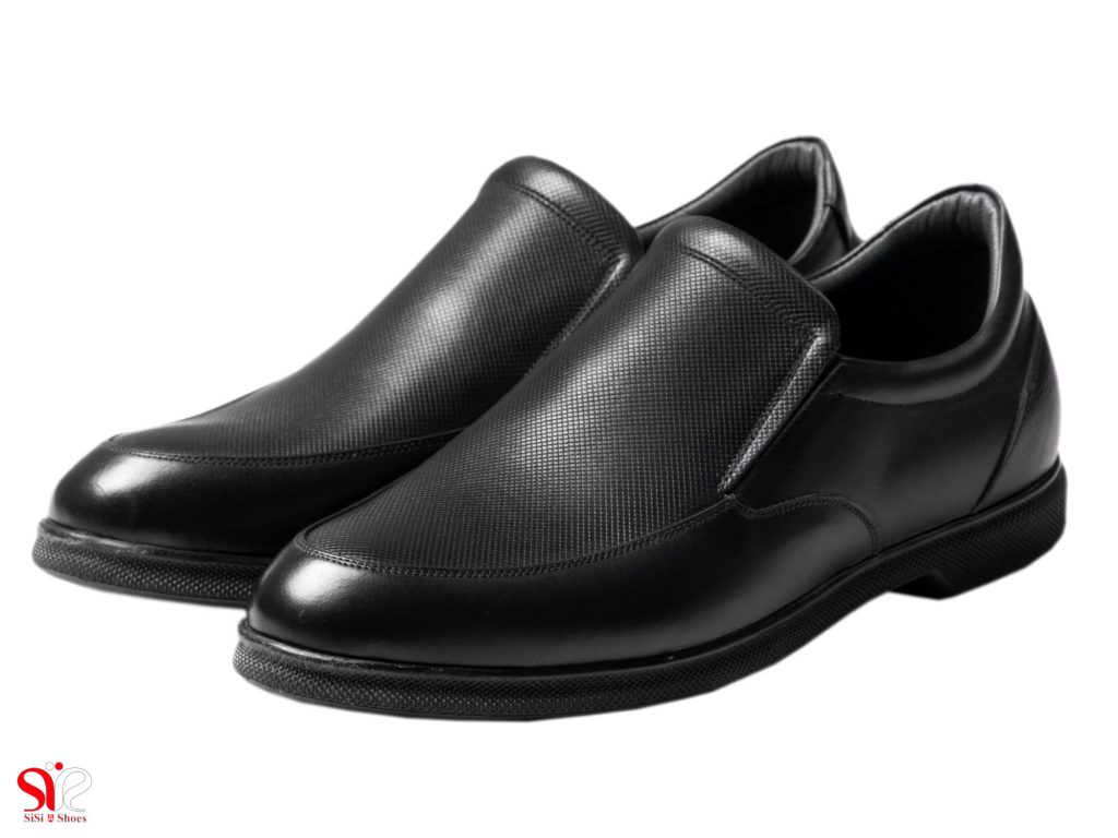 مدل کفش مردانه اداری با کف طبی رنگ مشکی