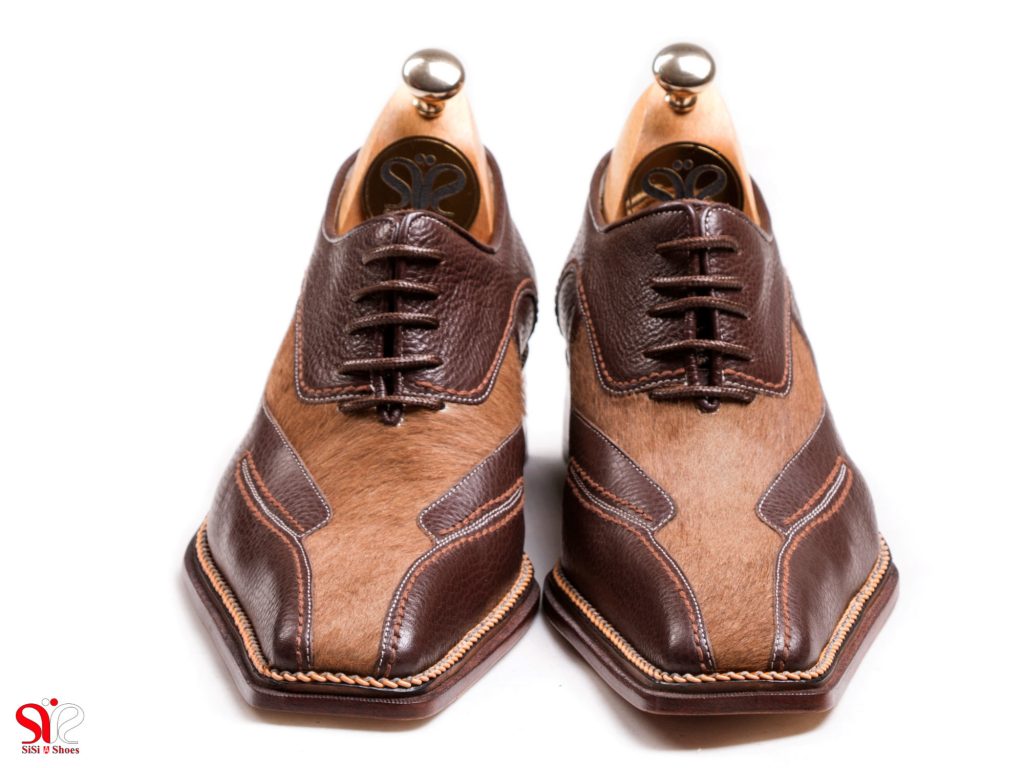 کفش خاص مردانه مجلسی مدل لئوناردو با پوست طبیعی