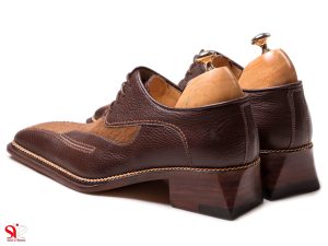 کفش مجلسی مردانه با پاشنه 5 سانتی متر بلند