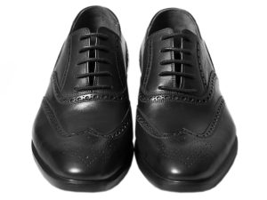 کش رسمی مردانه چرم مشکی مدل آذین