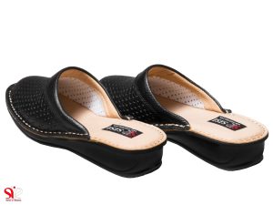 زیره و کف طبی صندل زنانه مدل پانیسا رنگ مشکی