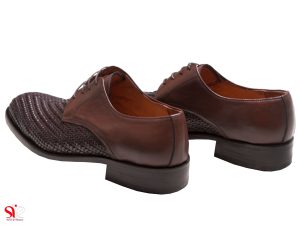 کفش تمام چرم دست دوز تبریز با زیره و رویه کاملا چرمی