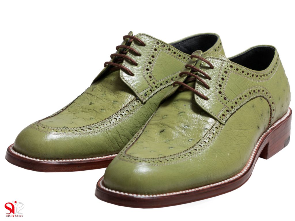 عکس مدل کفش مجلسی مردانه برلیان سبز سی سی