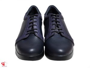 کفش دخترانه مدل آنیا رنگ سرمه ای