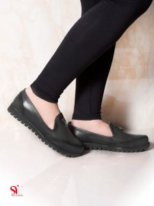 کفش راحت طبی زنانه مدل سلنا مشکی سی سی