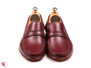زرشکیرویه نرم و سبک کفش کالج مردانه ماکاسین رنگ
