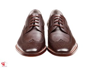 رویه چرم گاوی و شلانگ کفش مجلسی مردانه مدل سپند سی سی