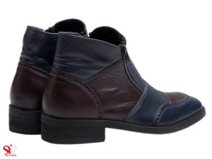 نیم بوت مردانه با زیره و کفش ضد لغزش روی یخ مدل سهند سی سی