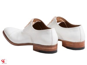 پاشنه چرم کفش مجلسی مردانه کاسموس