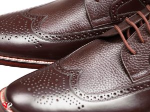 کفش چرم مردانه مجلسی سی سی مدل سپند رنگ قهوه ای