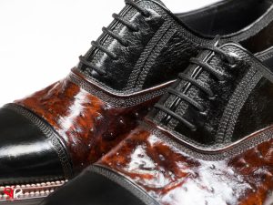 رویه چرم طبیعی شترمرغ و گاوی مدل شایان وی آی پی سی سی