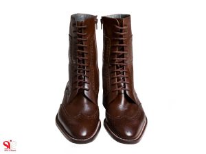 رویه چرم گاوی قهوه ای بوت مردانه شکسپیر سی سی تبریز