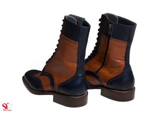 زیره چرم گاومیش پوتین چرم مردانه مدل شکسپیر - کفش تبریز