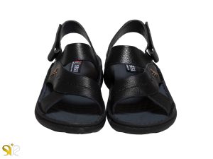 صندل رکابی مردانه تابستابی طبی مدل لافت رنگ مشکی سی سی