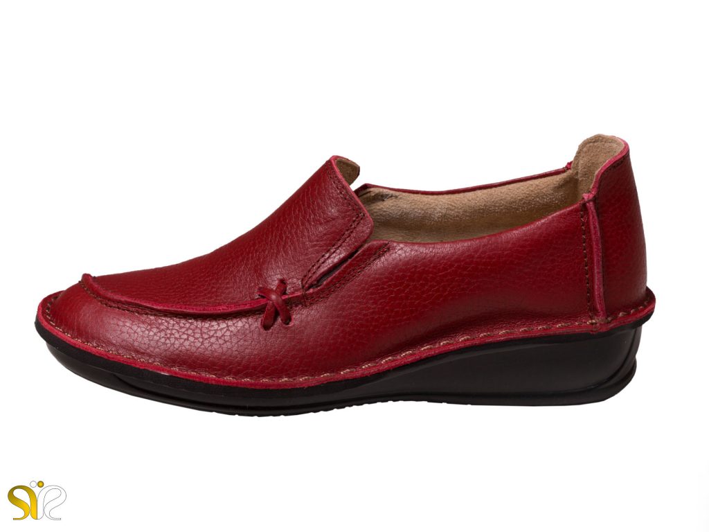 عکس کفش طبی زنانه رنگ قرمز مدل مرسده - کفش تبریز