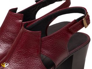 کفش مجلسی و سبک زنانه مدل مایلین رنگ زرشکی