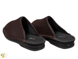 دمپایی مردانه طبی مدل کونته رنگ قهوه ای - کفش سی سی تبریز