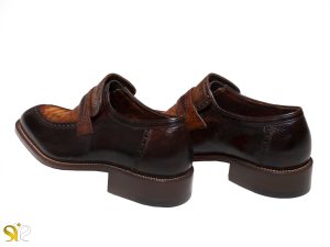 کفش چرم کروکودیل مدل پلاتینیوم سی سی