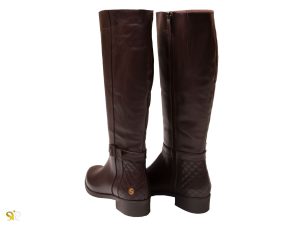 پاشنه تخت و وتاه بوت زنانه نیلسا ساق بلند - بوت زنانه