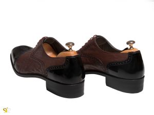 پاشنه چرمی کفش مجلسی مردانه ژوانی سی سی - کفش تبریز
