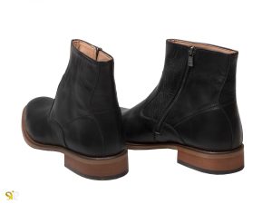 پاشنه ۳ سانتی متری نیم بوت مردانه مدل آیهان - کفش سی سی