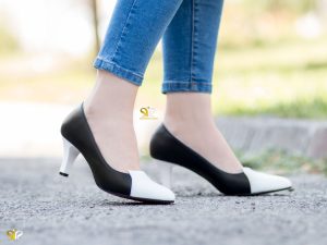 کفش پاشنه دار باریک زنانه ۵ سانتی متری مدل آپرین