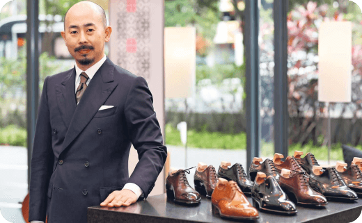 یوهی فوکودا (Yohei Fukuda) استاد، کفش های تمام چرم دست دوز ژاپنی