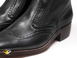 دوخت سنتی پوتین مجلسی مردانه مدل آلپ - پوتین چرم