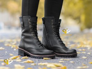 عکس پوتین زنانه مدل نیلا مشکی - کفش سی سی