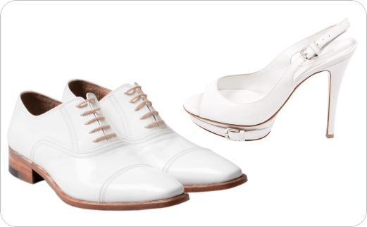 You are currently viewing مدل انواع کفش های چرمی زنانه و مردانه با پستایی (Uppers) سفید